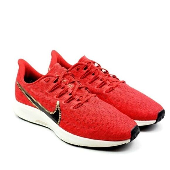 NEW RED NIKE Air Zoom Pegasus 36 Limited Color Size 12 US 44.5 EUR GD - Picture 7 of 14